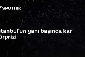 İstanbul’un yanı başında kar sürprizi