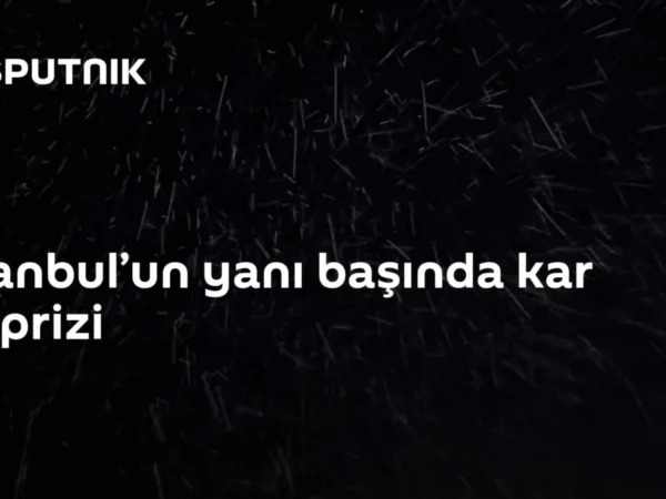 İstanbul’un yanı başında kar sürprizi