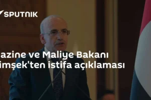 Hazine ve Maliye Bakanı Şimşek'ten istifa açıklaması