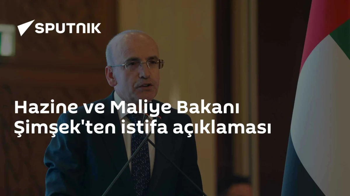 Hazine ve Maliye Bakanı Şimşek'ten istifa açıklaması