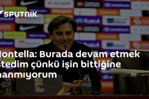 Montella: Burada devam etmek istedim çünkü işin bittiğine inanmıyorum