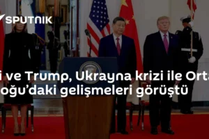 Şi ve Trump, Ukrayna krizi ile Orta Doğu’daki gelişmeleri görüştü