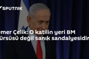 Ömer Çelik: O katilin yeri BM kürsüsü değil sanık sandalyesidir
