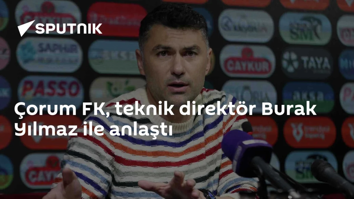 Çorum FK, teknik direktör Burak Yılmaz ile anlaştı