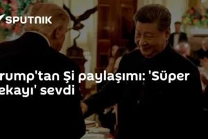 Trump'tan Şi paylaşımı: 'Süper zekayı' sevdi