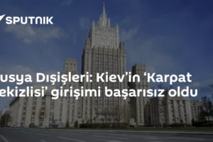 Rusya Dışişleri: Kiev’in ‘Karpat Sekizlisi’ girişimi başarısız oldu