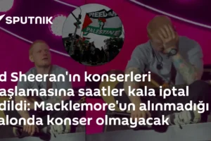 Ed Sheeran'ın konserleri başlamasına saatler kala iptal edildi: Macklemore'un alınmadığı salonda konser olmayacak