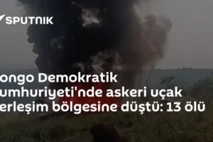 Kongo Demokratik Cumhuriyeti'nde askeri uçak yerleşim bölgesine düştü: 13 ölü