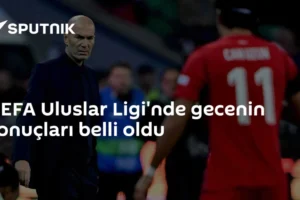 UEFA Uluslar Ligi'nde gecenin sonuçları belli oldu