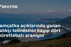 Kamçatka açıklarında yanan balıkçı teknesinin kayıp dört mürettebatı aranıyor