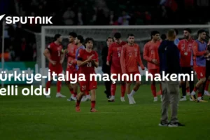 Türkiye-İtalya maçının hakemi belli oldu