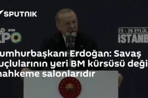 Cumhurbaşkanı Erdoğan: Savaş suçlularının yeri BM kürsüsü değil, mahkeme salonlarıdır