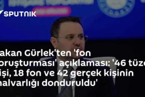 Bakan Gürlek'ten 'fon soruşturması' açıklaması: '46 tüzel kişi, 18 fon ve 42 gerçek kişinin malvarlığı donduruldu'