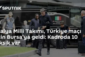 İtalya Milli Takımı, Türkiye maçı için Bursa'ya geldi: Kadroda 10 eksik var