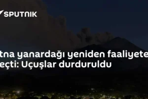 Etna yanardağı yeniden faaliyete geçti: Uçuşlar durduruldu