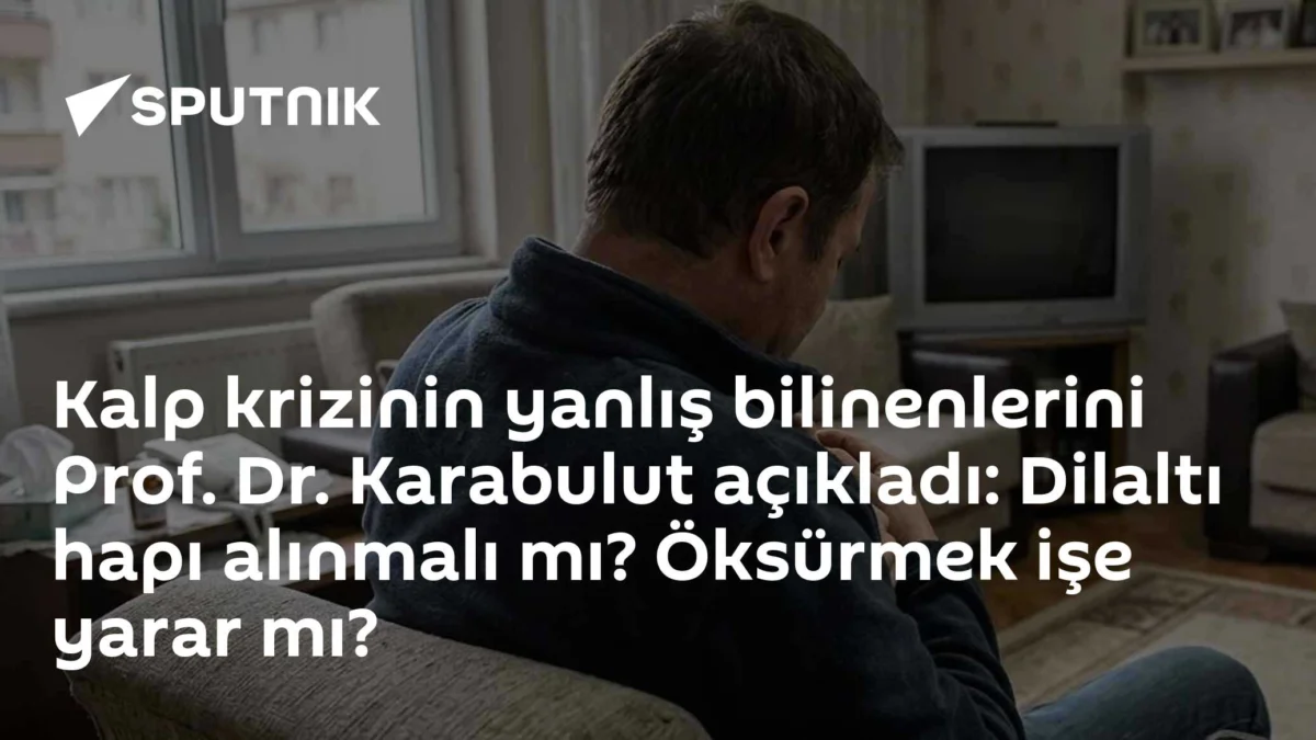 Kalp krizinin yanlış bilinenlerini Prof. Dr. Karabulut açıkladı: Dilaltı hapı alınmalı mı? Öksürmek işe yarar mı?