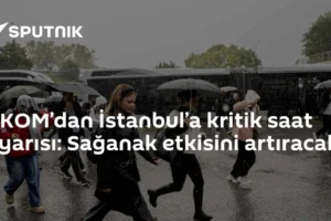AKOM’dan İstanbul’a kritik saat uyarısı: Sağanak etkisini artıracak