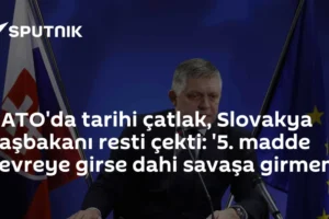 NATO'da tarihi çatlak, Slovakya Başbakanı resti çekti: '5. madde devreye girse dahi savaşa girmem'