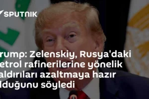 Trump: Zelenskiy, Rusya'daki petrol rafinerilerine yönelik saldırıları azaltmaya hazır olduğunu söyledi