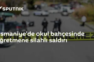 Osmaniye'de okul bahçesinde öğretmene silahlı saldırı