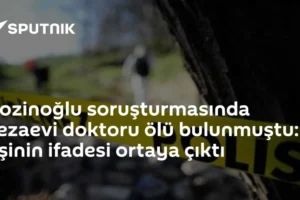 Kozinoğlu soruşturmasında cezaevi doktoru ölü bulunmuştu: Eşinin ifadesi ortaya çıktı