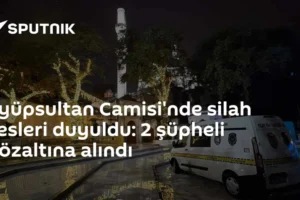 Eyüpsultan Camisi'nde silah sesleri duyuldu: 2 şüpheli gözaltına alındı