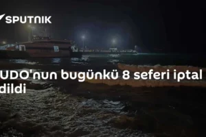 BUDO'nun bugünkü 8 seferi iptal edildi