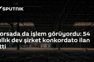 Borsada da işlem görüyordu: 54 yıllık dev şirket konkordato ilan etti