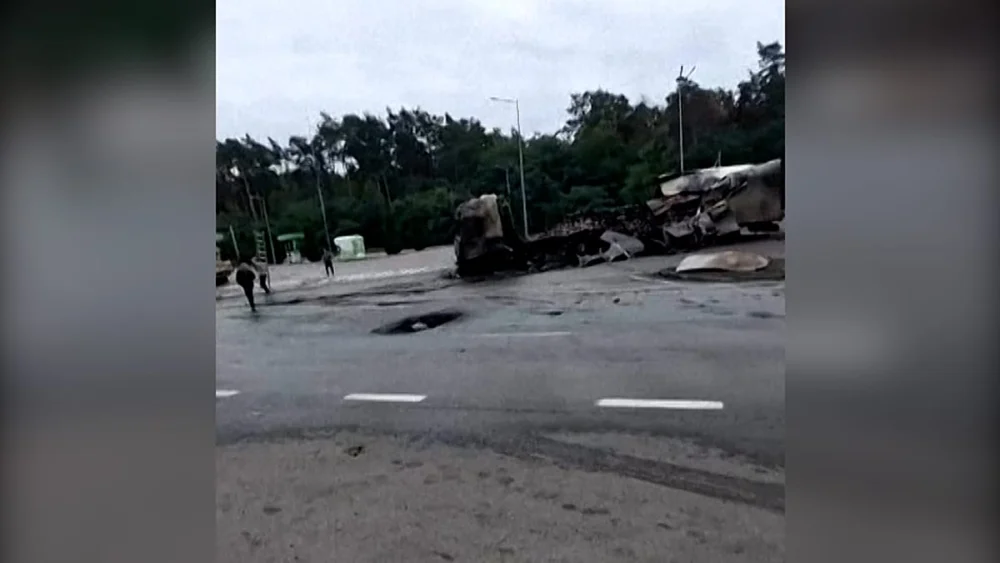 İHA saldırıları Ukrayna-Polonya sınırındaki kritik ikmal hattında yangın çıkardı