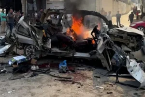 İsrail'in Gazze'de araca düzenlediği saldırıda iki Hamas mühendisi öldü, 13 yaralı