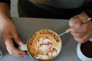 Papa 14. Leo, Latin Amerika ziyareti öncesi latte sanatıyla karşılanıyor