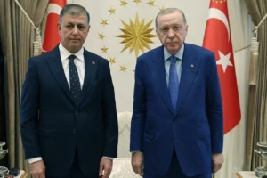 Erdoğan, İzBB Başkanı Cemil Tugay'ı Beştepe'de kabul etti
