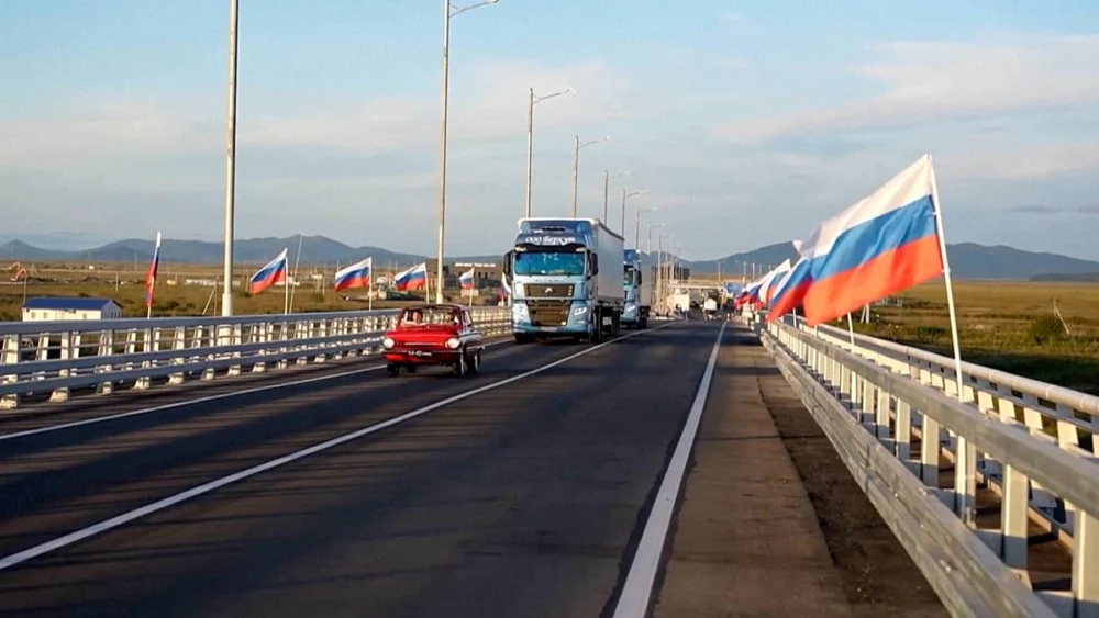 Rusya ve Kuzey Kore sınır boyunca ilk karayolu köprüsünü açtı