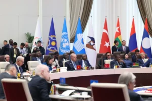 Erdoğan ŞİÖ toplantısında konuştu: Çatışmalar diyalog ve diplomasi yoluyla çözülmeli