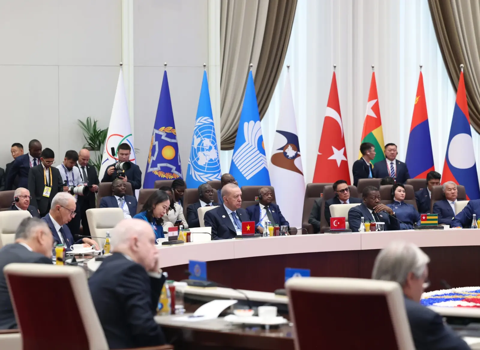 Erdoğan ŞİÖ toplantısında konuştu: Çatışmalar diyalog ve diplomasi yoluyla çözülmeli