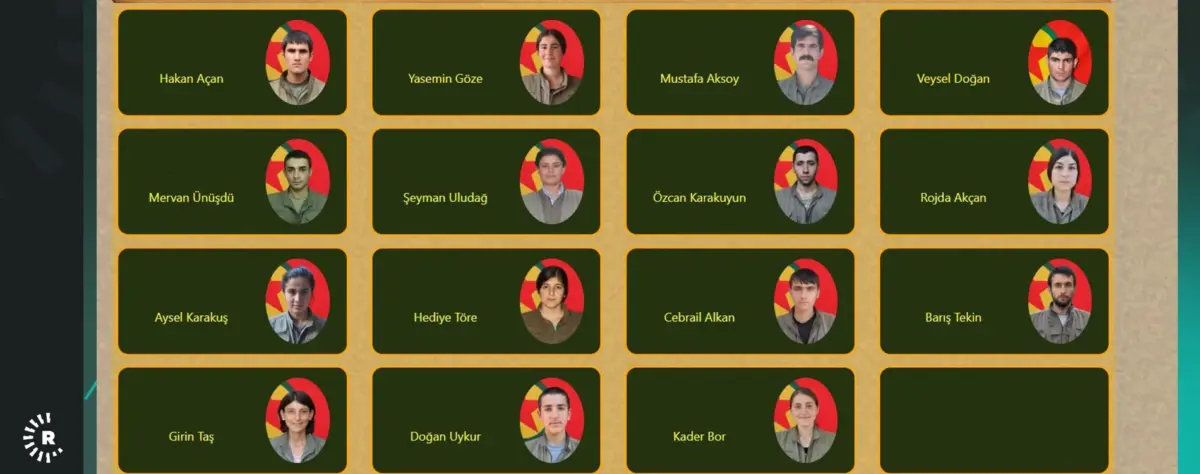 PKK hayatını kaybeden bazı üyelerinin kimliklerini açıkladı
