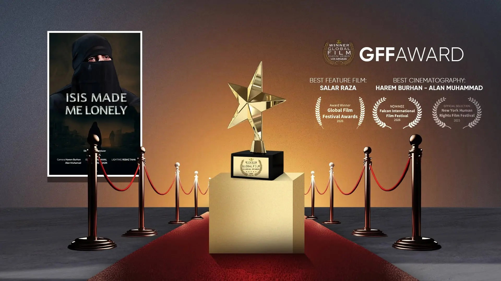 Rûdaw'ın belgeseli Oniros Film Awards’da 'En İyi Uzun Metrajlı Film' ödülüne aday gösterildi