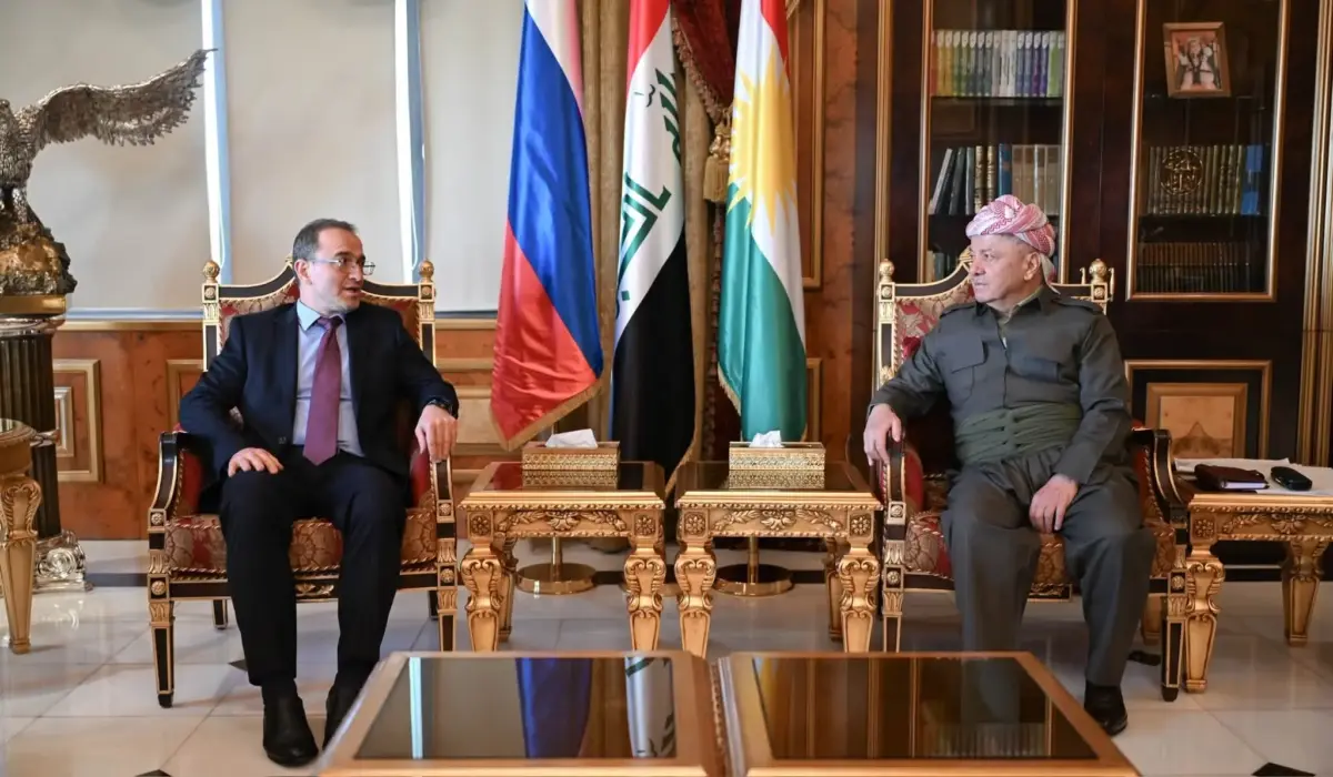 Başkan Barzani, Rusya Büyükelçisi Kutraşev'i kabul etti