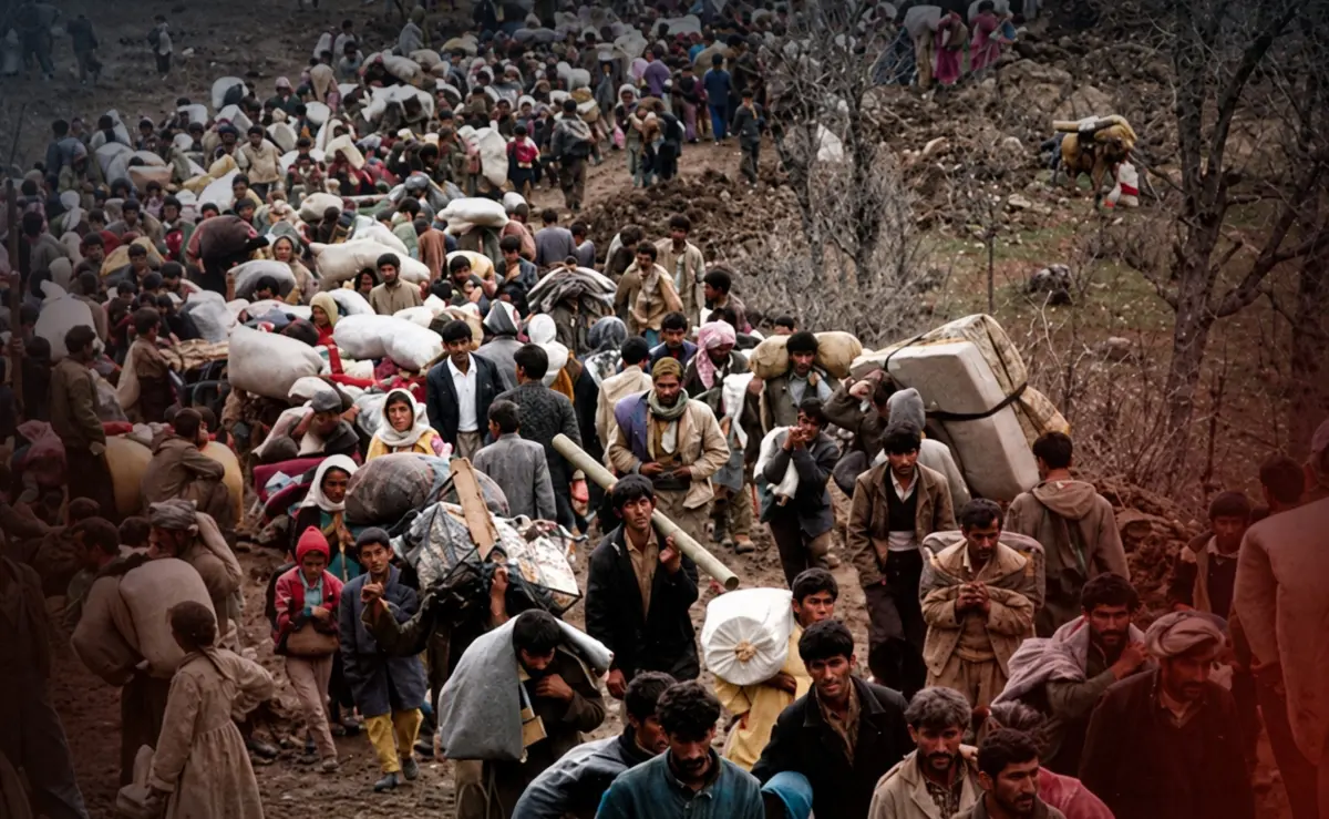 Hakkari sınırında 31 Mart 1991 Büyük Göçü'ne ait 8 şehidin kemiklerine ulaşıldı