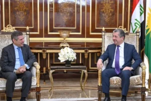 Başbakan Mesrur Barzani, ABD’nin Irak Maslahatgüzarını kabul etti