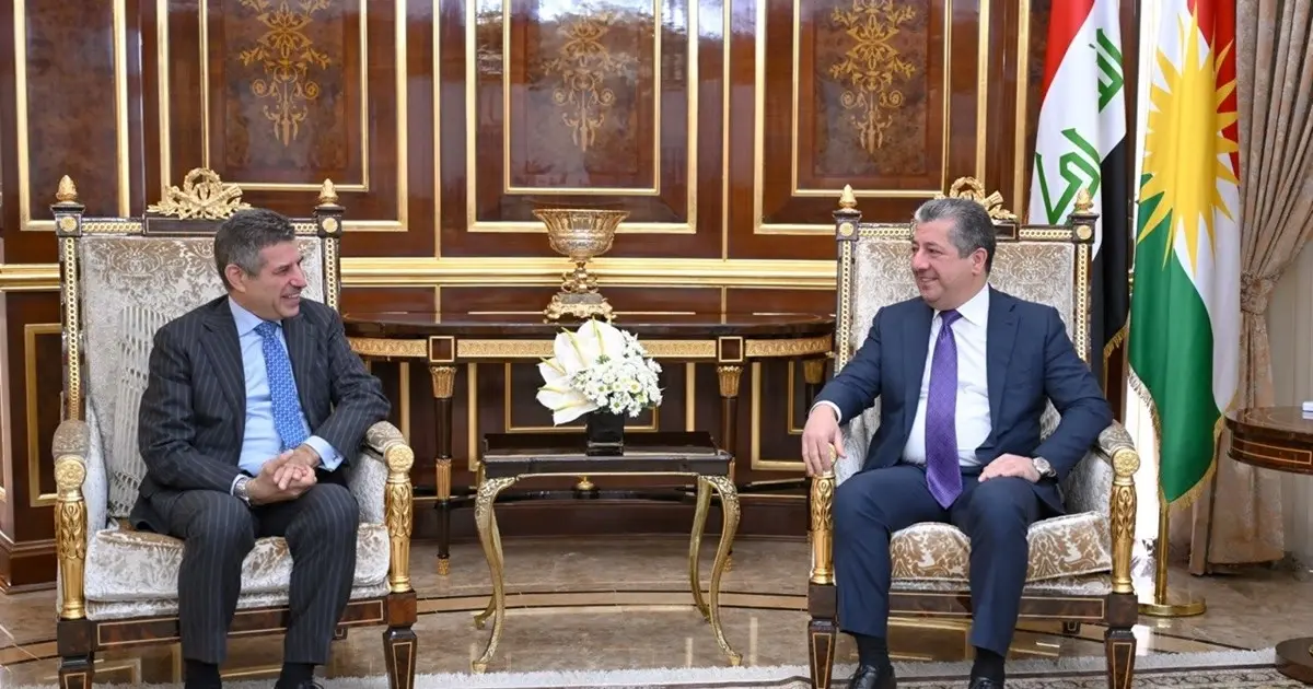 Başbakan Mesrur Barzani, ABD’nin Irak Maslahatgüzarını kabul etti
