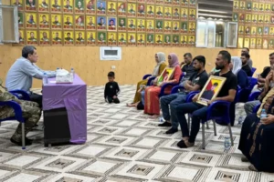 Mazlum Abdi, Kobani’de cezaevinde hayatını kaybedenlerin aileleriyle görüştü