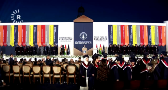 Kürdistan Amerikan Üniversitesi'nde mezuniyet töreni: 123 öğrenci mezun oldu