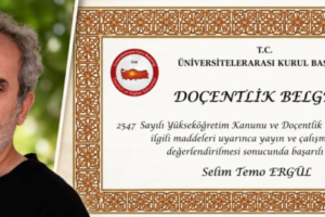 Selim Temo’dan doçentlik paylaşımı: 'Sıra 5 yıldır el konulan profesörlüğümde'