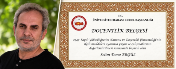 Selim Temo’dan doçentlik paylaşımı: 'Sıra 5 yıldır el konulan profesörlüğümde'