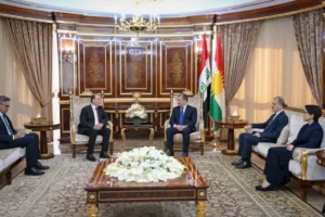 Başbakan Mesrur Barzani, görev süresi dolan Filistin Başkonsolosu’nu kabul etti