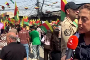 Rojava’da Kürtçenin müfredata girmesi için geniş kapsamlı protesto