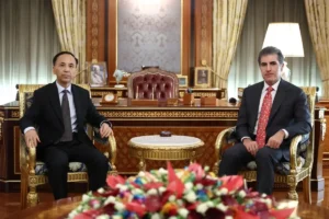 Neçirvan Barzani Çin Başkonsolosu Liu Jun'u kabul etti: Pekin'deki Kürtçe bölümü için teşekkür