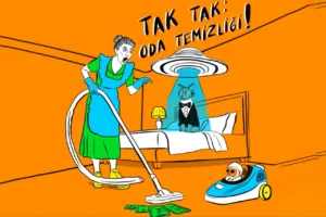 Korkuyu yemek | “Tak Tak Oda Temizliği”