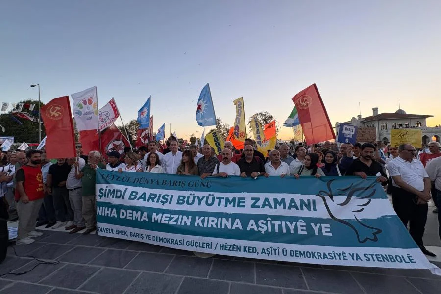 İstanbul’da 1 Eylül Barış Yürüyüşü: Savaşa ve sömürüye karşı, demokrasi ve barış kazanacak!